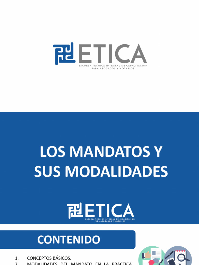 Taller - El Mandato y Sus Modalidades | PDF | Ley común | Justicia