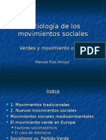 Sociología de Los Movimientos Sociales