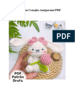 Tulipan Patron Conejito Amigurumi PDF Gratis