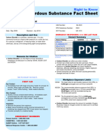 Hazardous Substance Fact Sheet: Right To Know