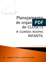 Planejamento de Organização de Closet Infantil