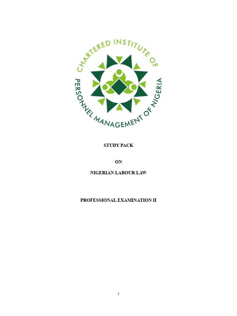 The nigerian labour law pdf international law labour law