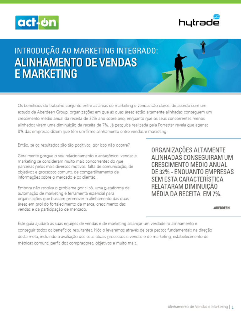 Alinhamento de Vendas e Marketing | PDF | Marketing | Business
