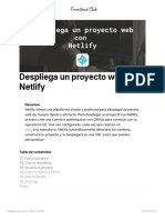 Despliega Un Proyecto Web Con Netlify