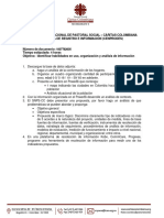 Secretariado Nacional de Pastoral Social - Cáritas Colombiana Analista de Registro E Información (Cenprodes)