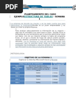 Estructura de Tablas