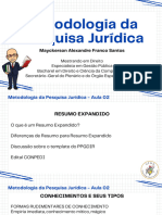 Aula 2 - Metodologia Da Pesquisa Jurídica