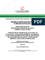 Informe de Orientación de Oficio #4809-2024-CG/PCCS-SOO: Subgerencia de Participación Ciudadana Y Control Social
