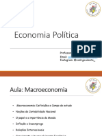 Macroeconomia PIB PNB e Desdobramentos