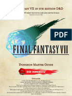 FFVII D&D 5E - Dungeon Master Guide