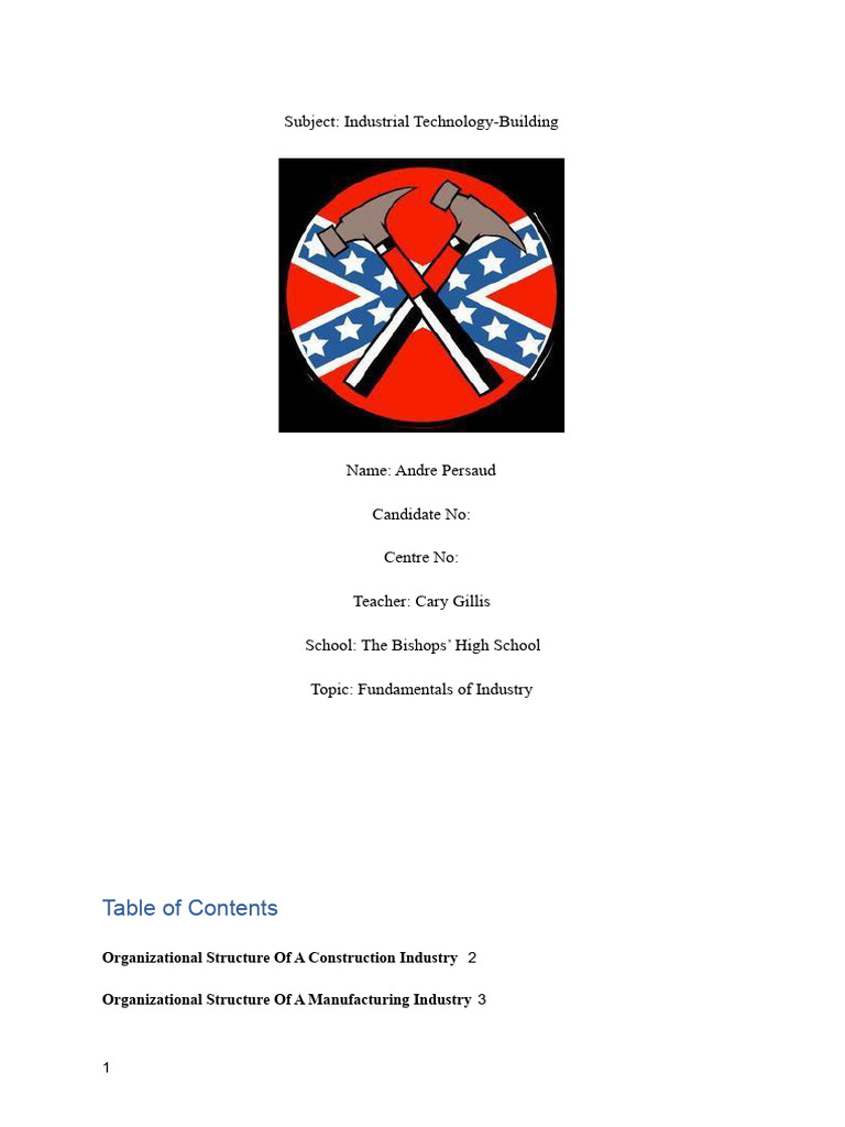 Industrial Technology Structures | PDF