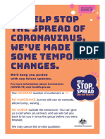 Coronavirus Covid 19 Temporary Changes Poster For Businesses Wfojwxsvhowh