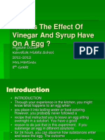 What Is The Effect of Vinegar and Syrup