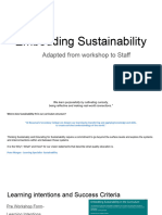 Embedding Sustainability