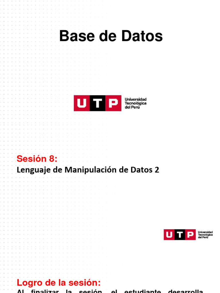 S08.s1 Lenguaje de Manipulacion de Datos 2 PDF