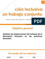 EDUCACIÓN INCLUSIVA SIIES Docentes