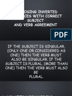 Composing Inverted Sentence