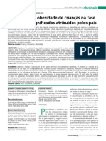 Alimentação e Obesidade de Crianças Na Fase