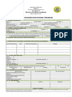 Iep Template