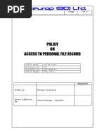 24 - Personal File Access Policy