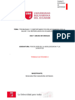 Unidad 2. ADOLESCENCIA (2) ACTIVIDAD AUTONOMA.