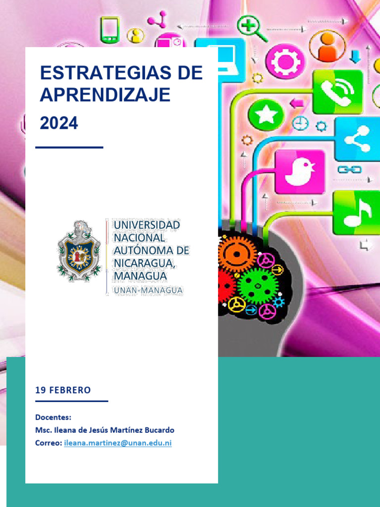 Dossier Estrategias de aprendizaje_2024.pdf | PDF | Aprendizaje ...