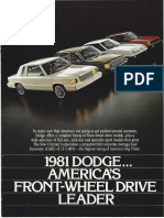 Dodge - US Full Line - 1981