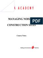 Managing Noise in Construction Sites - Participants Notes PDF