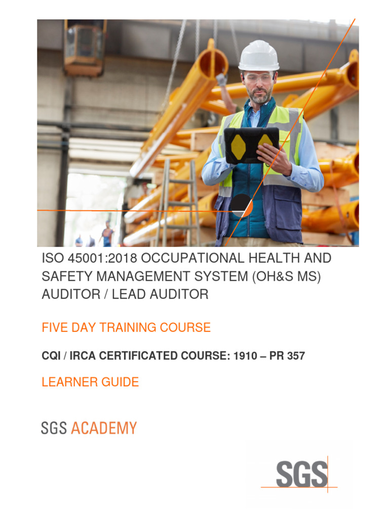 Iso 45001-2018 Oh&s Ms A-La TC LG | Download Free PDF | Occupational ...