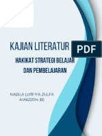 Kajian Literatur Hakikat Strategi Belajar