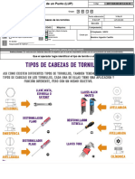 1.2 Tipos de Cabezas de Los Tornillos