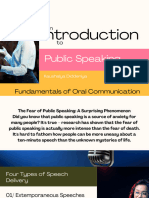 PUBLIC SPEAKING - Lesson 01