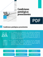 Módulo Dos. Condiciones Patológicas Preexistentes