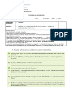 Actividad Matematica 6