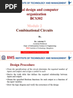 Digital Design and Computer Organization BCS302: Combinational Circuits