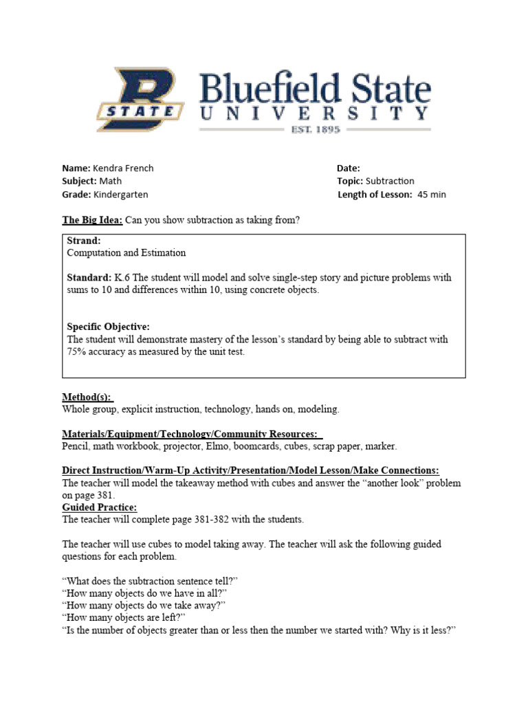 Rti Lesson Plan PDF Cognitive Science Learning
