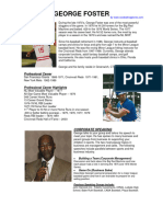 George Foster Brief Bio