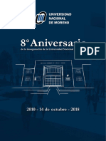 8 Aniversario de La Inauguracion de La UNM