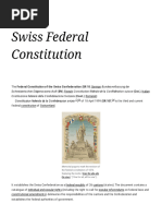 Swiss Federal Constitution - Wikipedia