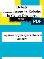 Debate Laparoscopy Vs Robotic in Gynec Oncology PDF