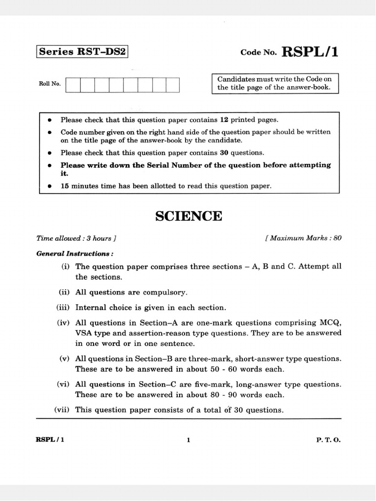 Science 20 01 B | PDF