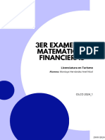 3er Examen de Matemáticas Financieras