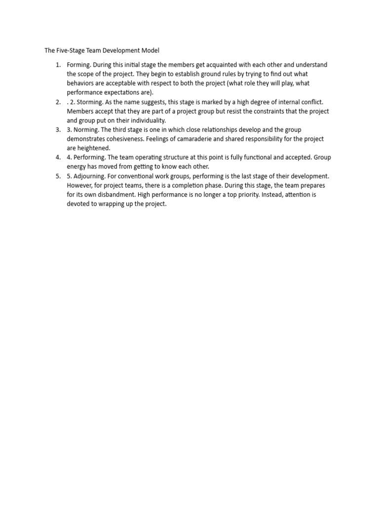 the-five-stage-team-development-model-pdf