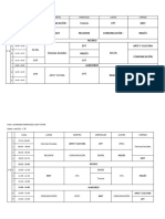 HORARIOS SECCIÓN