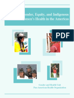 GDR Gender Equity and Indigenous Women Health Americas