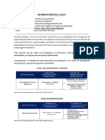 Informe Sobre Líneas de Investigación