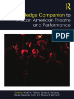 (Routledge Theatre and Performance Companions) Kathy A. Perkins, Sandra L. Richards, Renée Alexander Craft, Thomas F. DeFrantz - The Routledge Companion To African American Theatre and Performance-Rou