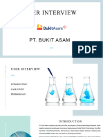 Slide User Interview Pt. Bukit Asam