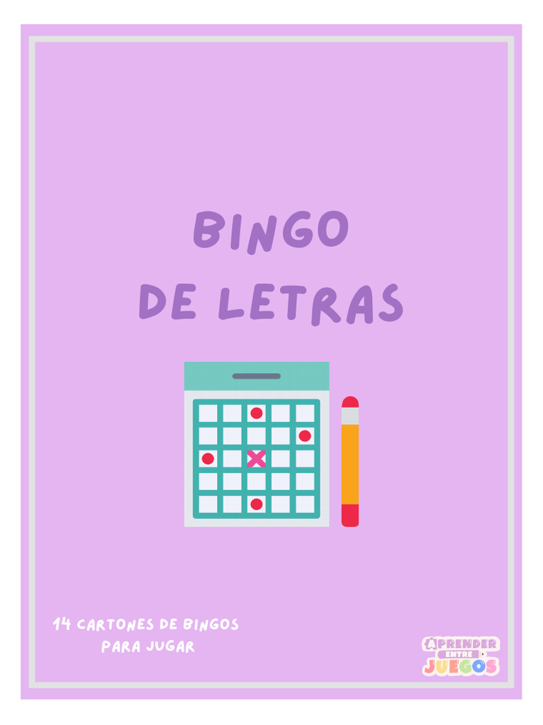 Bingo de Letras | PDF