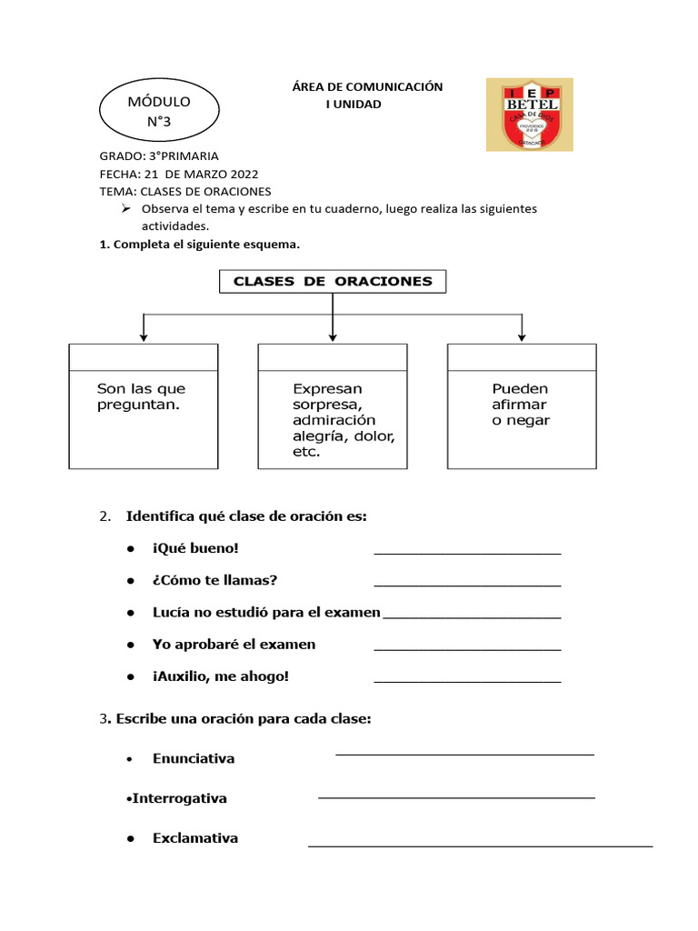 Modulo N°3-P-3° | PDF | Artes del Lenguaje y Comunicación | Estudios de ...